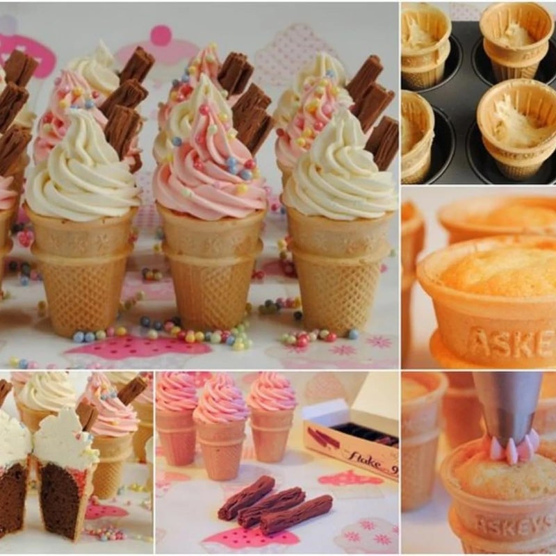JOY Mini Cups - Mini Cones for Ice Cream & Desserts - 42 ct (Pack of 8) - Image 4